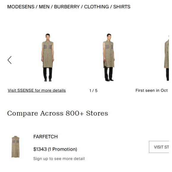 BURBERRY Beige Check Mix Sleeveless Flannel Shirt - Picture 4 of 16